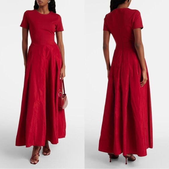 NWT STAUD HOPPER DRESS in ROUGE - Picture 13 of 16